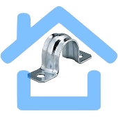 Скоба СМД 25-26 Rexant, двухлапковая для металлорукава, ø20/22 мм, 100 шт./уп.