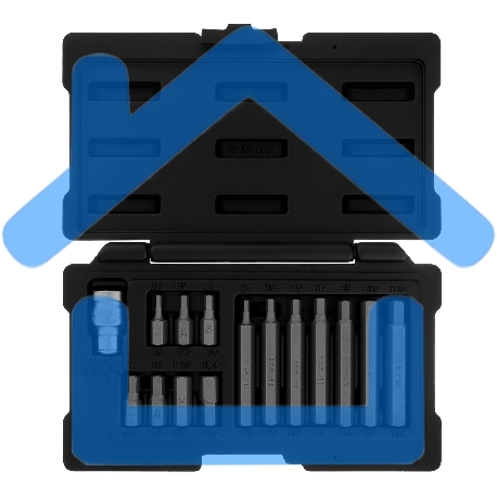 Набор бит STELS 11313hex хвостовик-шестигранник 1/2'' crv 10мм 15предм.-2